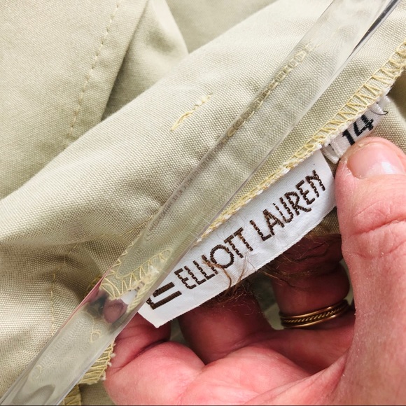 📍SOLD📍Vintage Explorer Khaki skirt by Elliott Lauren (size 10-12) - Picture 5 of 6